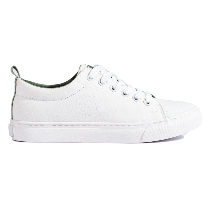 Vita låga sneakers för kvinnor Big Star LL274248