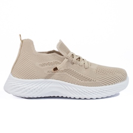 Damtextil sportskor Shelovet beige