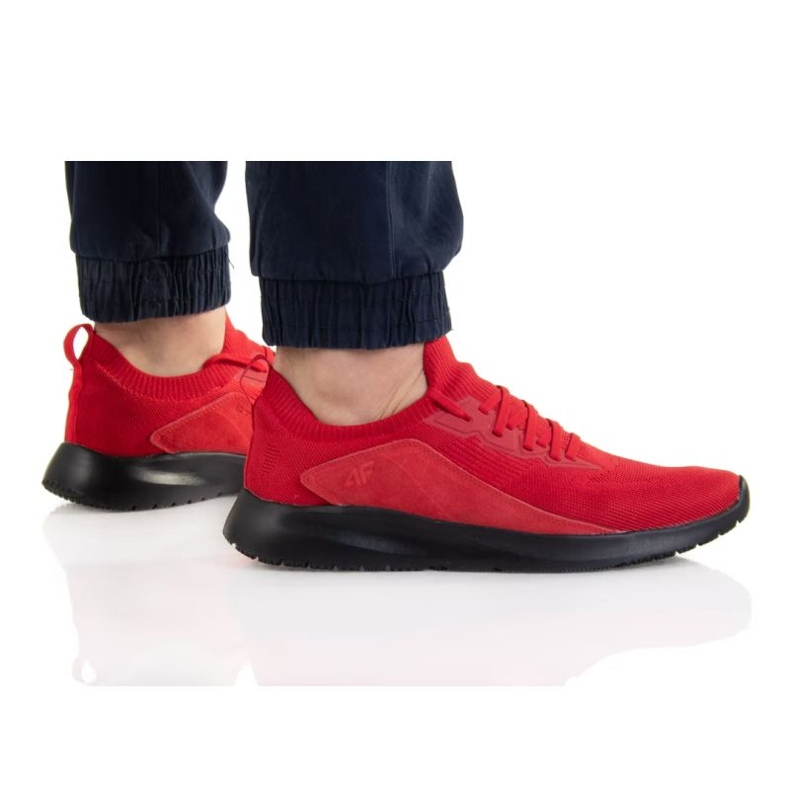 Sportskor herr 4F D4L22-OBML202 röd