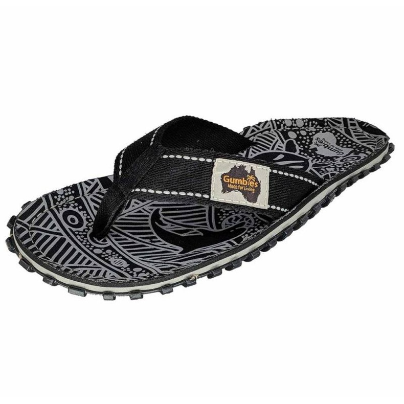 Gumbies Islander Flip Flops G-IS-UNI-BLSIG svart