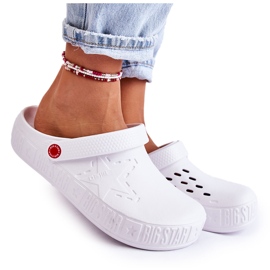 Lätt tofflor för dam Kroks Big Star II275003 Vit