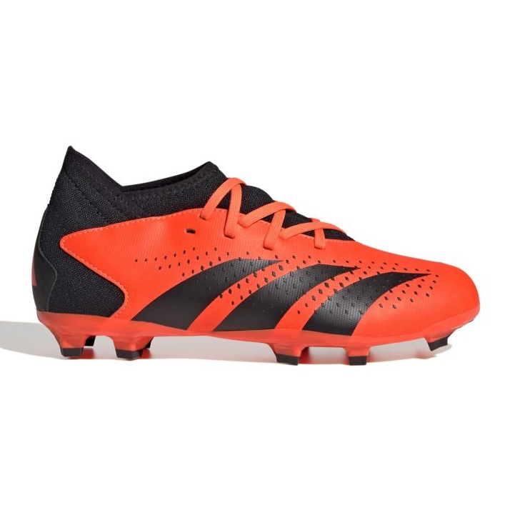 Adidas Predator Accuracy.3 Fg Jr GW4608 fotbollsskor orange apelsiner och röda