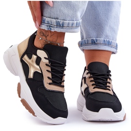 PS1 Sneakers med snörning för kvinnor Svarta Cortes