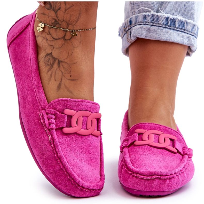 Fashionabla mocka Loafers för kvinnor Rosa Rabell