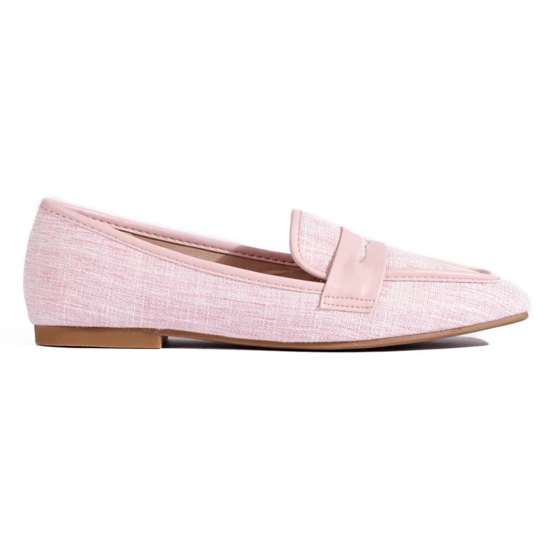 Eleganta Shelovet rosa loafers för kvinnor