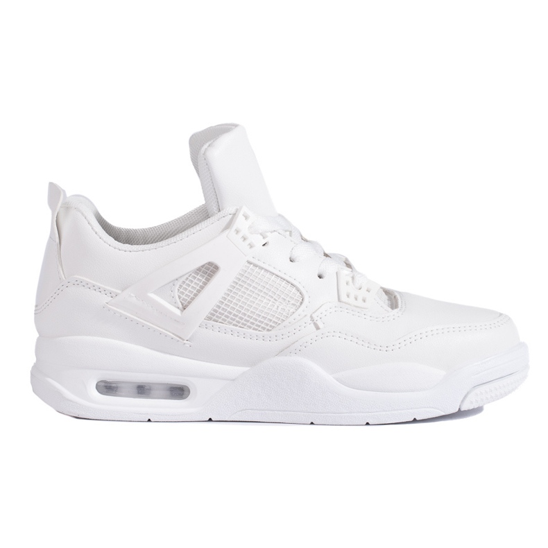 Vita sneakers med tjock sula från Shelovet