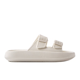 Karersee beige flipflops för män