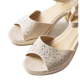 Beiga blocksandaler från Beltane beige