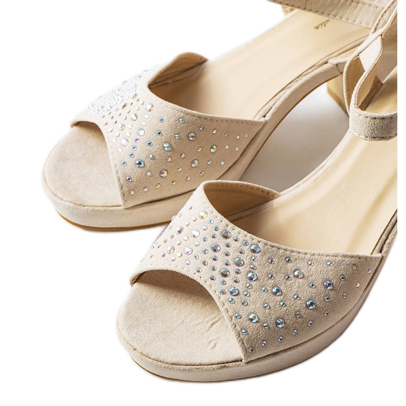 Beiga blocksandaler från Beltane beige