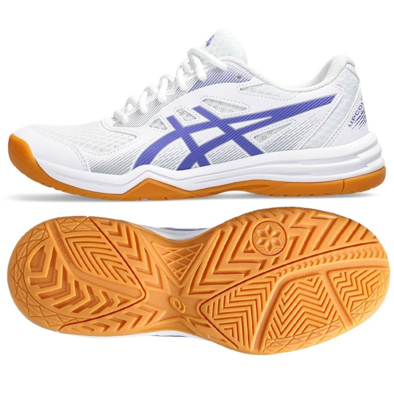 Asics Upcourt 5 M 1072A088-103 skor vit vit