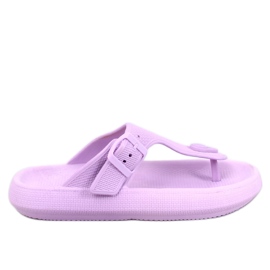 Sadier Lila flip-flops i mjuk skum purpur