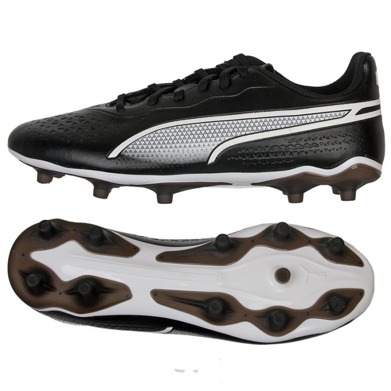 Puma King Match FG/AG M 107570-01 fotbollsskor svart svart