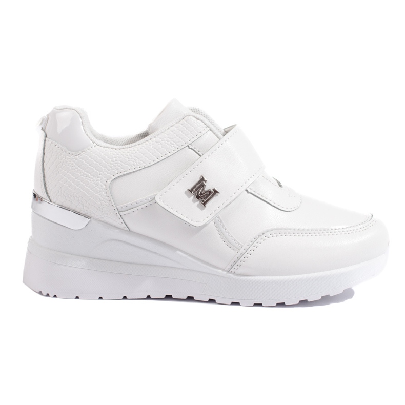 Shelovet wedge sneakers vit