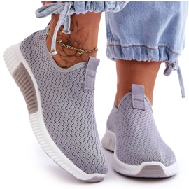 Klassiska Slip-On Sportskor Grå