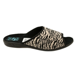 Adanex Damtofflor Sara 15773 Leopardtryck svart