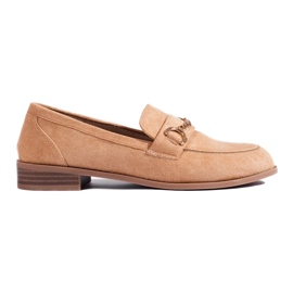 Bruna Shelovet loafers för kvinnor beige