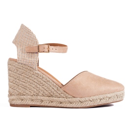 Shelovet espadrillor för kvinnor beige