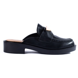 Svarta Shelovet-mulor för kvinnor