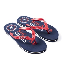 Marinblå flipflops Big Star LL174428