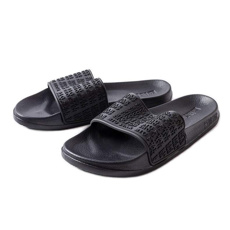 Big Star svarta tofflor LL274A147