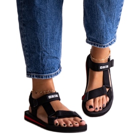 Big Star DD274A282 svarta sportsandaler