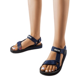 Marinblå sportsandaler Big Star DD274A283