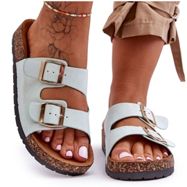 Slip-On sandaler för kvinnor Cortina Mint grön