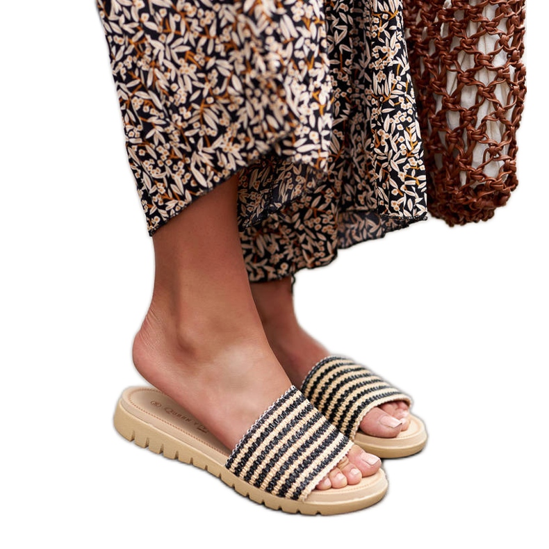 Svarta vävda Capovalle-rutschbanor