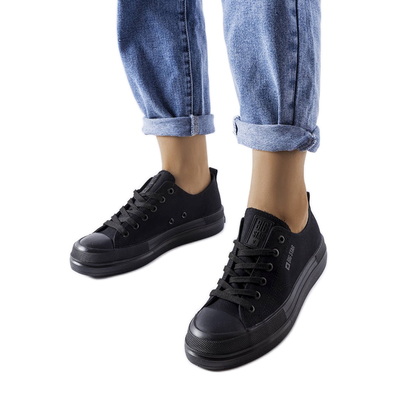 Svarta plattformssneakers från Big Star LL274967