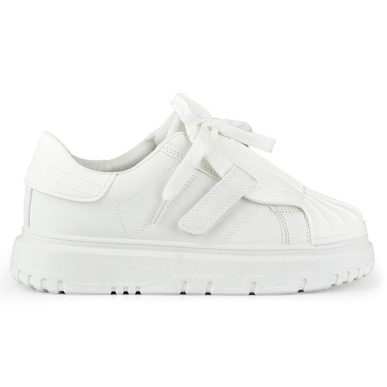 Fashionabla vita sportskor för kvinnor