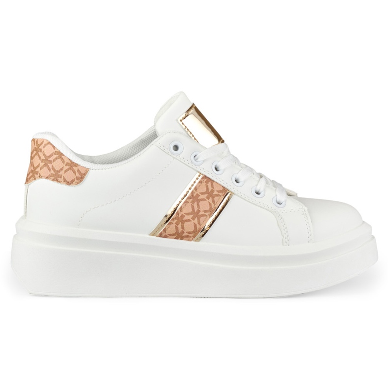 Snygga vita sportskor för kvinnor