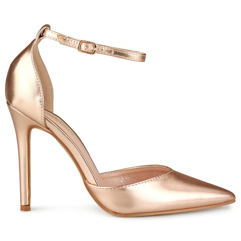 Eleganta stift fäst vid ankeln gyllene