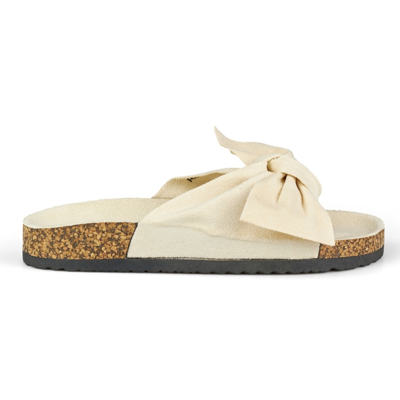 Klassiska beige reglage med rosett