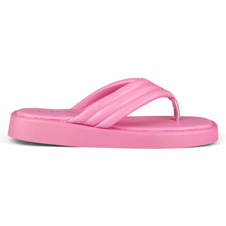 Damflipflops på fuchsiaplattformen rosa