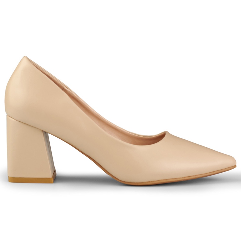 Beiga pumps från Laila beige