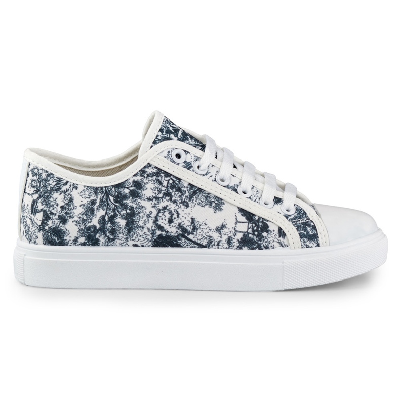 Svarta och vita sneakers för kvinnor