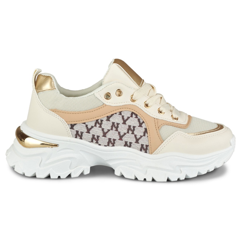 Moderiktiga beige Valir sneakers för kvinnor