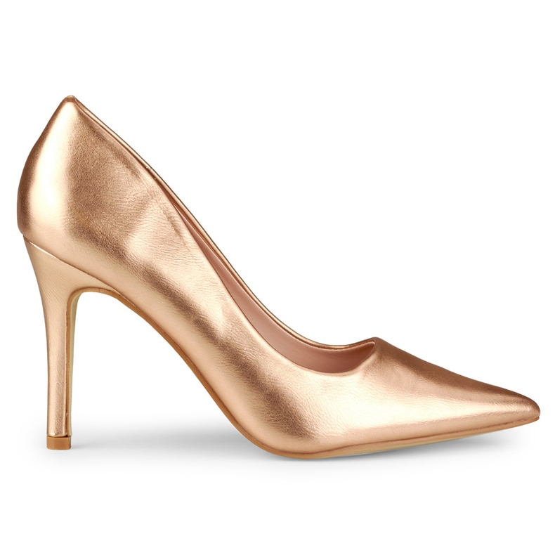 Klassiska guldstift av ekoläder gyllene