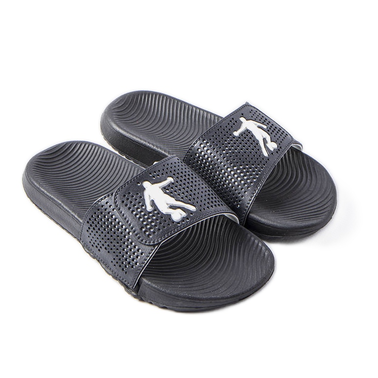 Svarta gummitofflor för barn från Aten