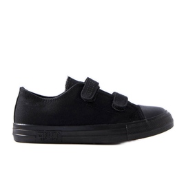 Black Big Star barnsneakers KK374087 svart