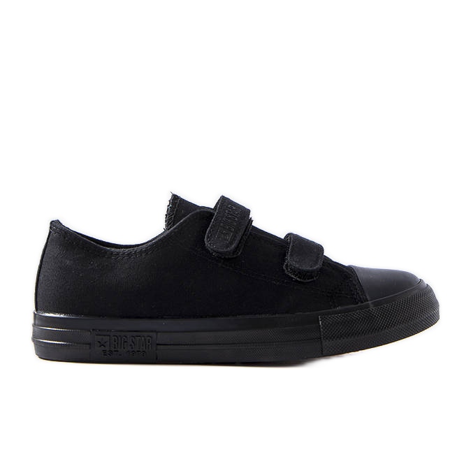 Black Big Star barnsneakers KK374087 svart