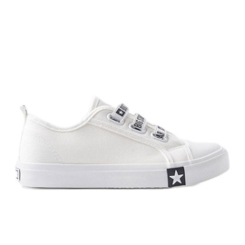 White Big Star barnsneakers LL374007 vit