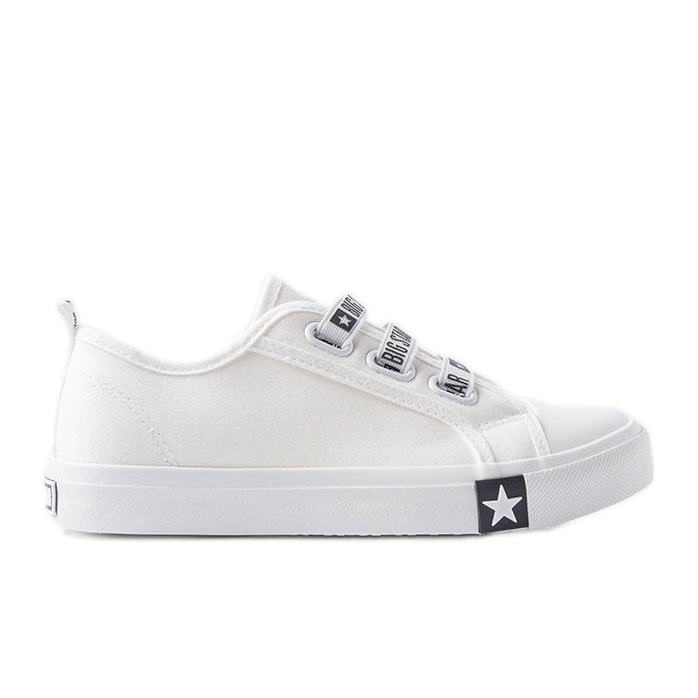 White Big Star barnsneakers LL374007 vit