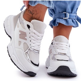 FG2 Fashionabla sportskor för kvinnor med Mesh Vit Venedig