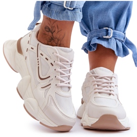 FG2 Sportskor dam Sneakers Beige Feluci