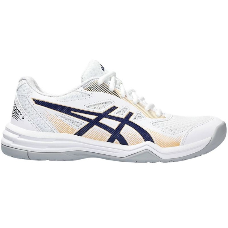 Asics Upcourt 5 W 1072A088 104 volleybollskor vit vit