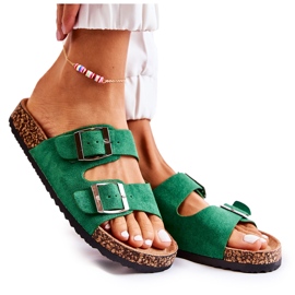 Bellucci Grön Slip-on Misandei för kvinnor