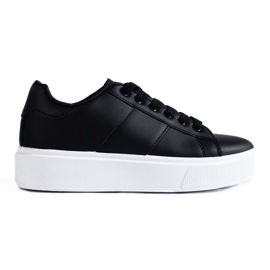 Shelovet plattform svarta sneakers