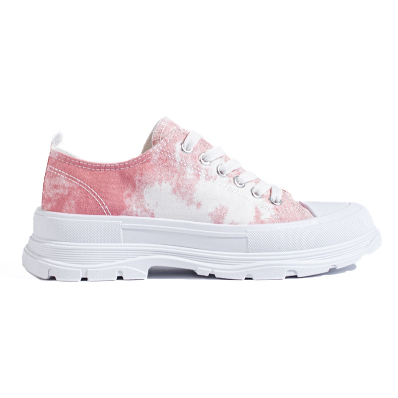 Shelovet rosa platåsneakers