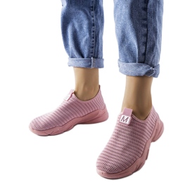 Rosa slip-on sneakers från Azalee